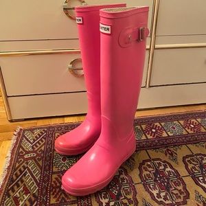 Hunter original tall rain boots